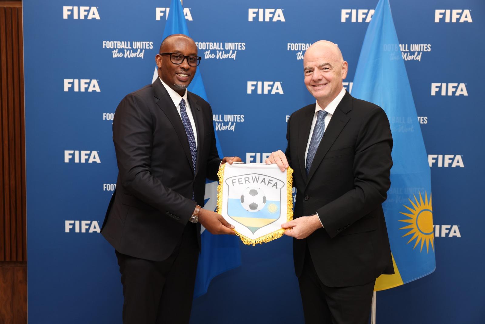 FERWAFA President leads Rwanda delegation to FIFA Congress in Canada